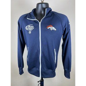 Nike Men’s Denver Broncos Bud Light Full Zip Light Jacket NFL, Size Medium [F0]